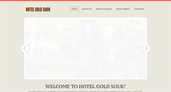 Desktop Screenshot of hotelgoldsouk.com